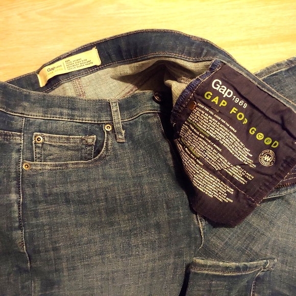 GAP True Skinny Super High Rise Jeans, Sz 29R - Picture 5 of 9
